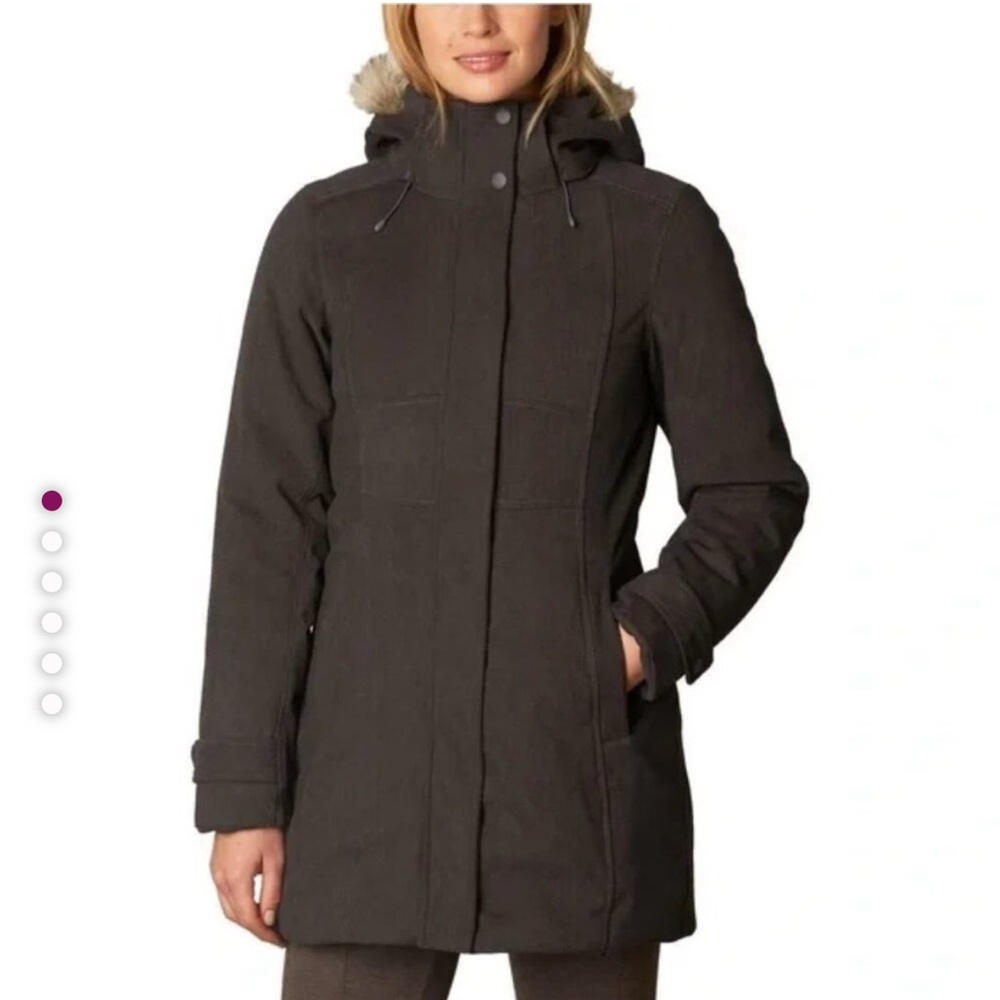 prAna Maja Longline Waterproof Jacket Gray- Primaloft charcoal nwt size small